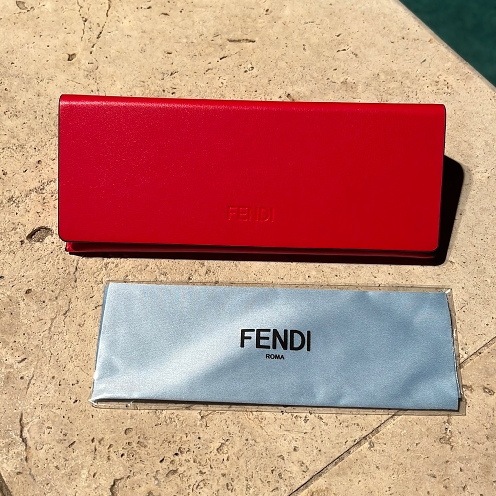 FENDI Sunglass Case & Cleaning Cloth